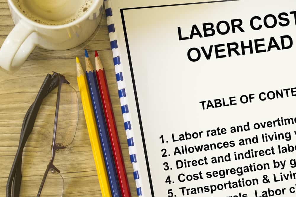 Labor cost and overhead cost