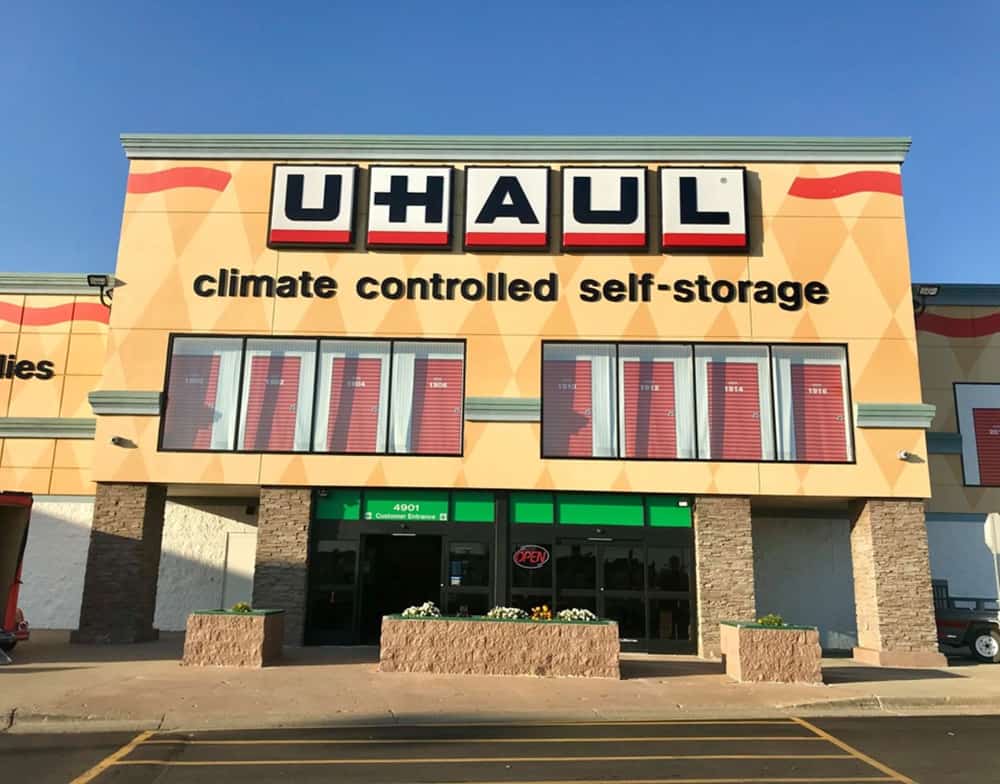 Main Entrance Of U-Haul Store