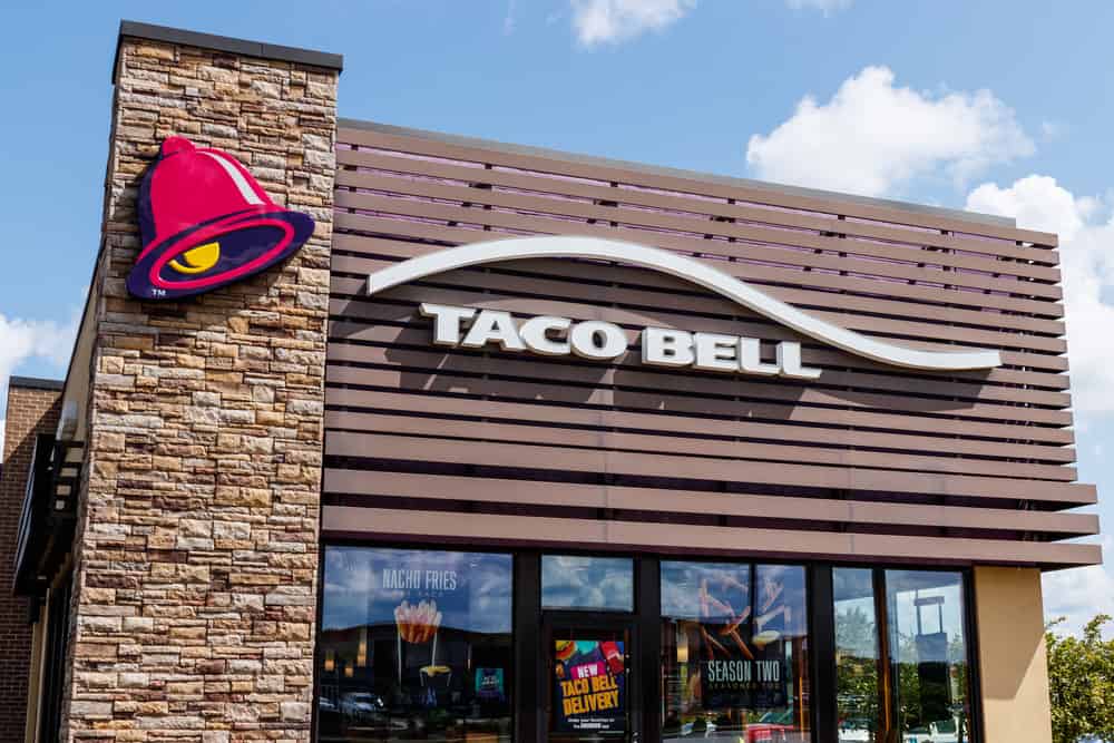 Westfield - Circa July 2018: Taco Bell Retail Fast Food Location