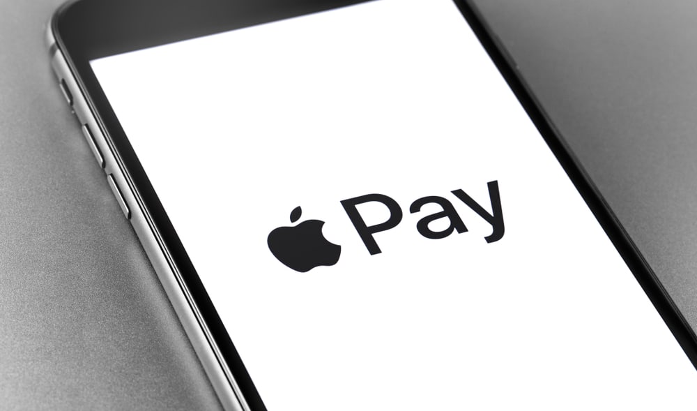 iphone with apple pay logo