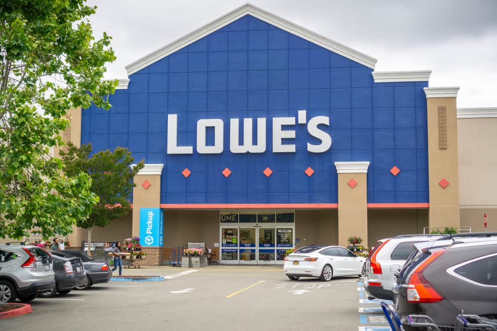 people shopping at Lowe’s in South San Francisco bay area